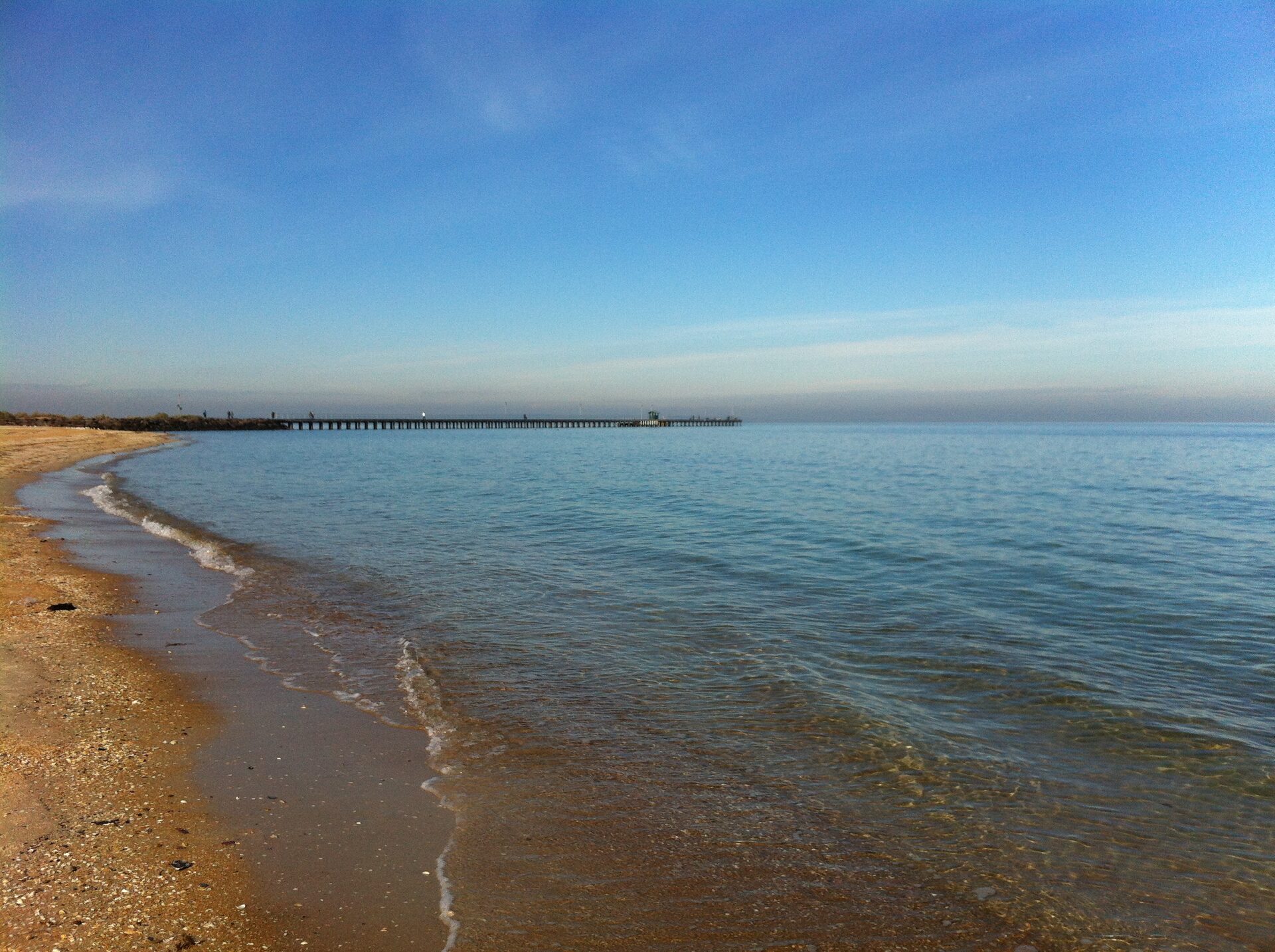 Mordialloc beach and pier, 2013