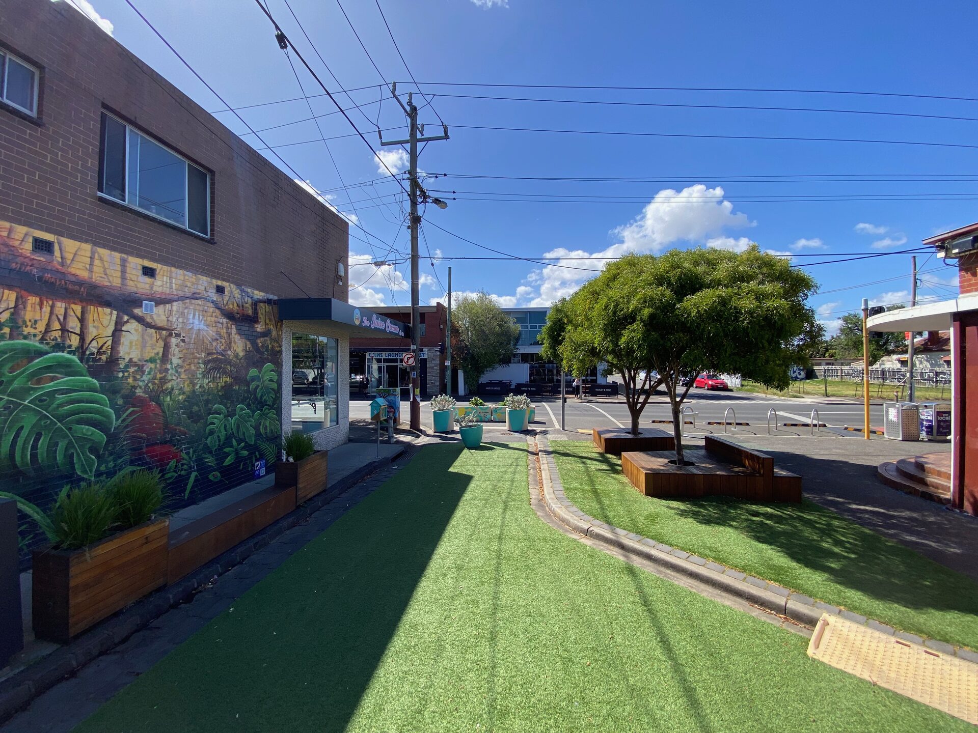 Clarke Street Pop-up Park, West Footscray, 6 October 2023